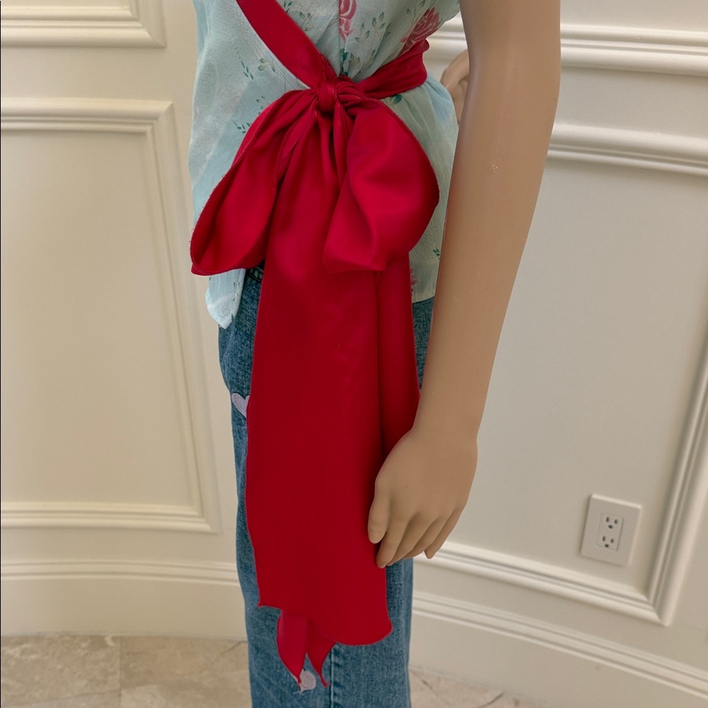 Silk Wrap Camisole top - Picture 4 of 7